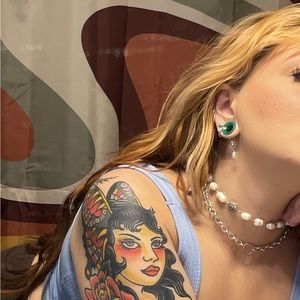 Pearl (Teardrop) Dangling Earrings